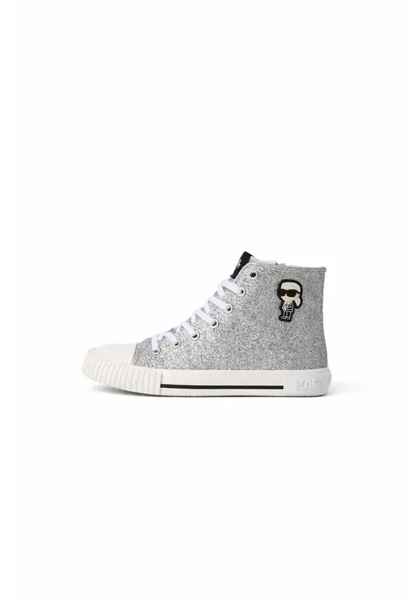 Кроссовки - высокие кроссовки Karl Lagerfeld, серебро