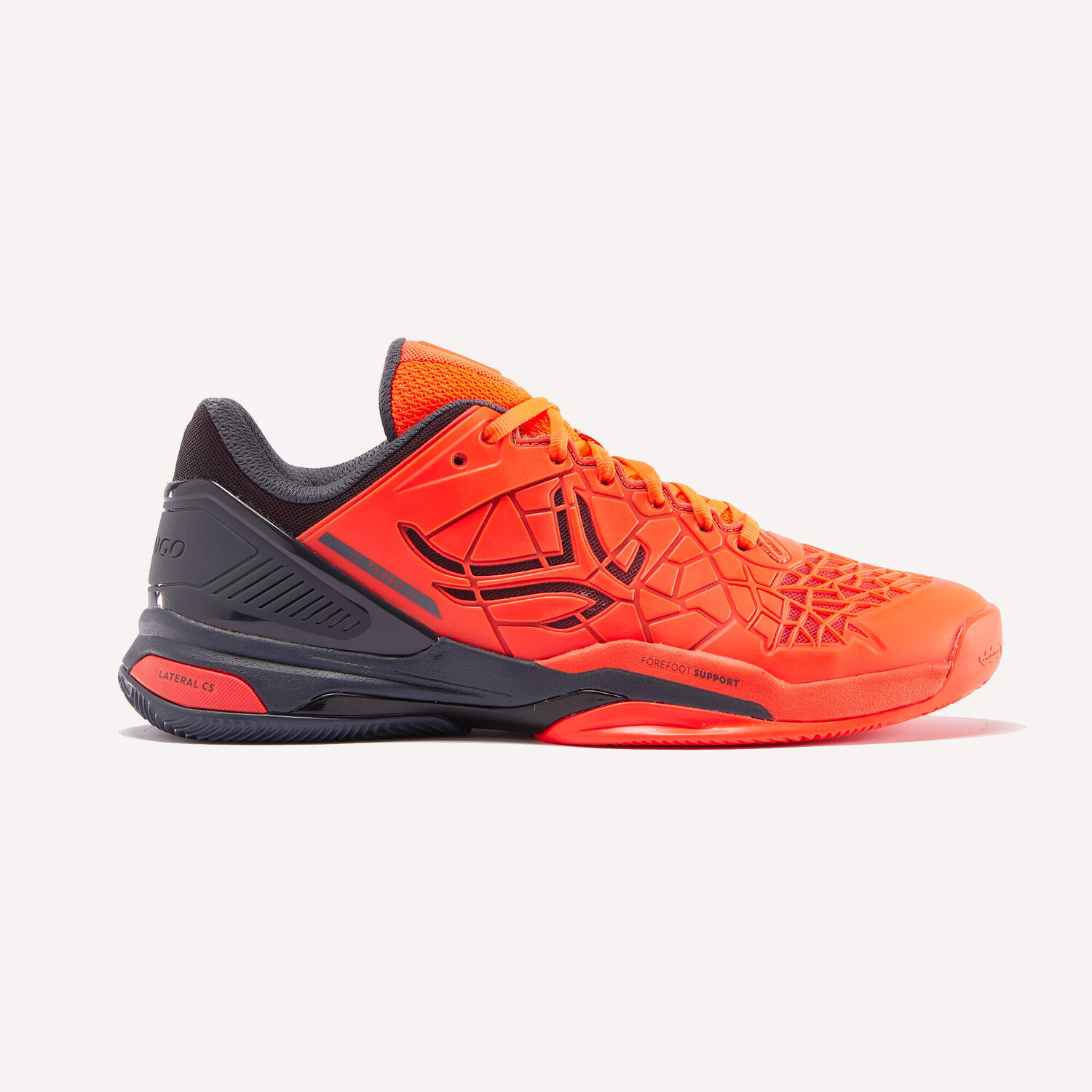 

Мужская теннисная обувь - Clay Court TS960 Orange ARTENGO, неоново-красный/космический серый
