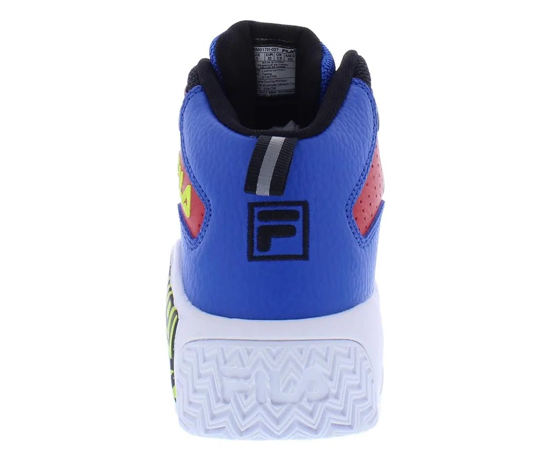 Детские кроссовки для мальчиков с закрытой пяткой Kid's Fila Mb Fila, Red Black — фото 4