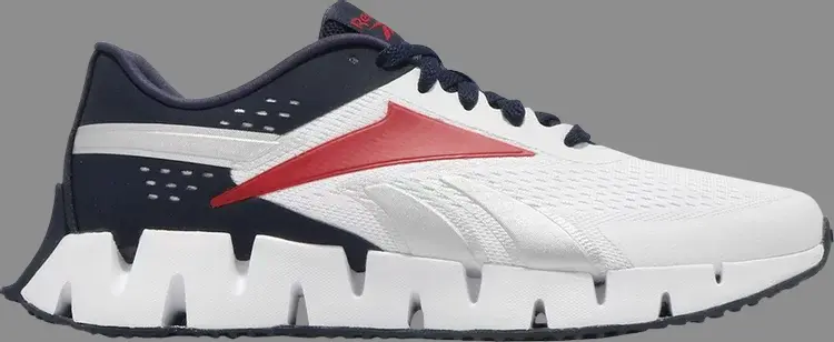 

Кроссовки zig dynamica 2.0 'white vector red' Reebok, белый