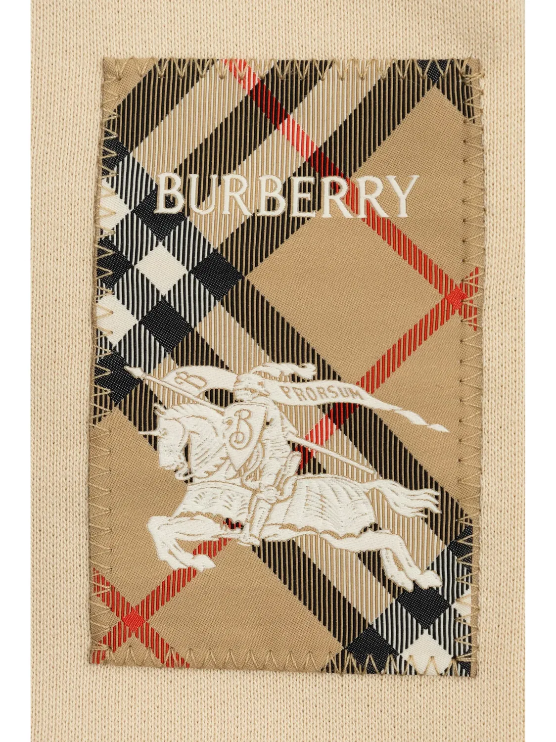 Спортивные брюки с логотипом Burberry, бежевый — фото 4