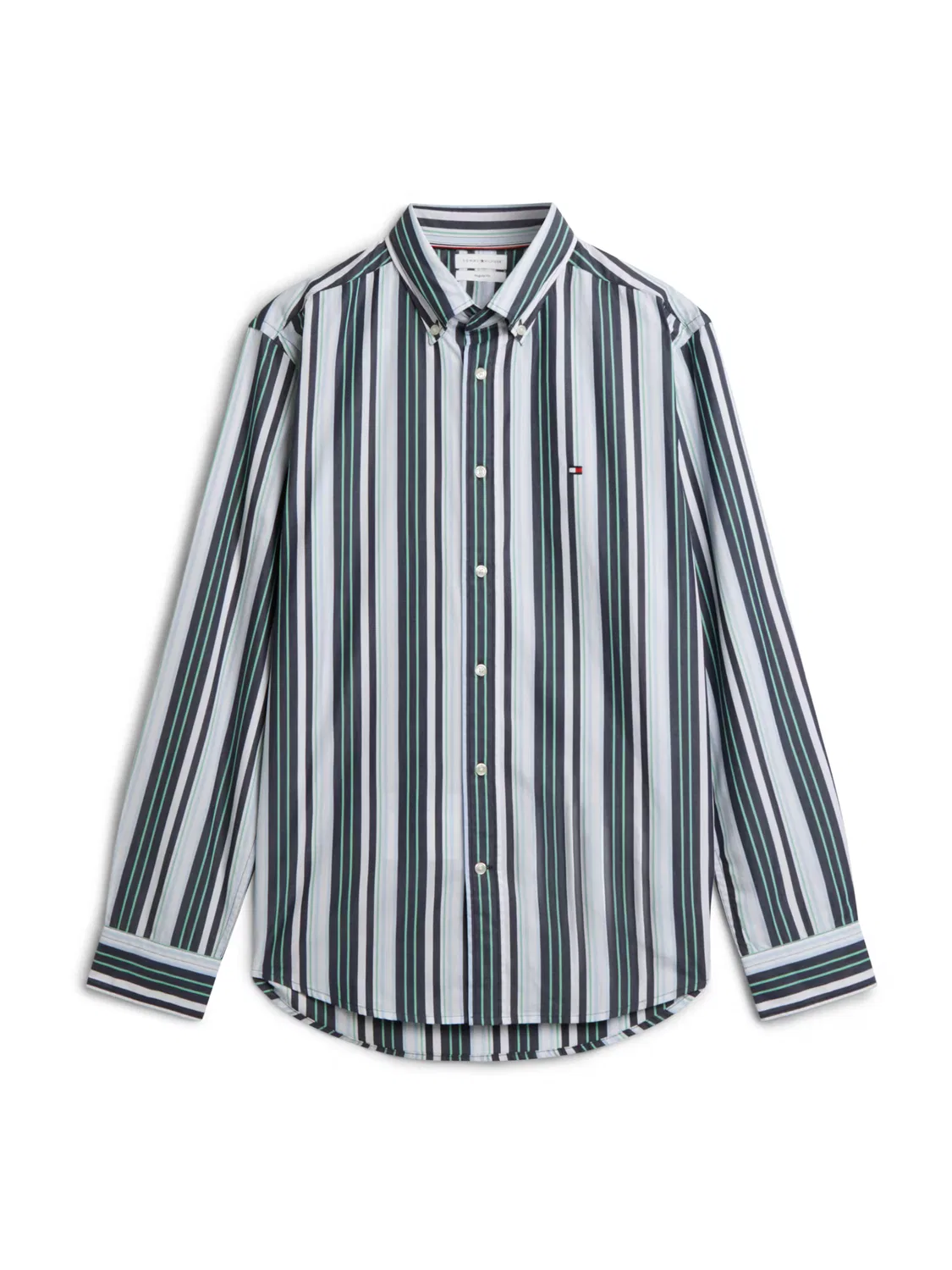 Рубашка на пуговицах стандартного кроя Tommy Hilfiger, Emerald/Mint