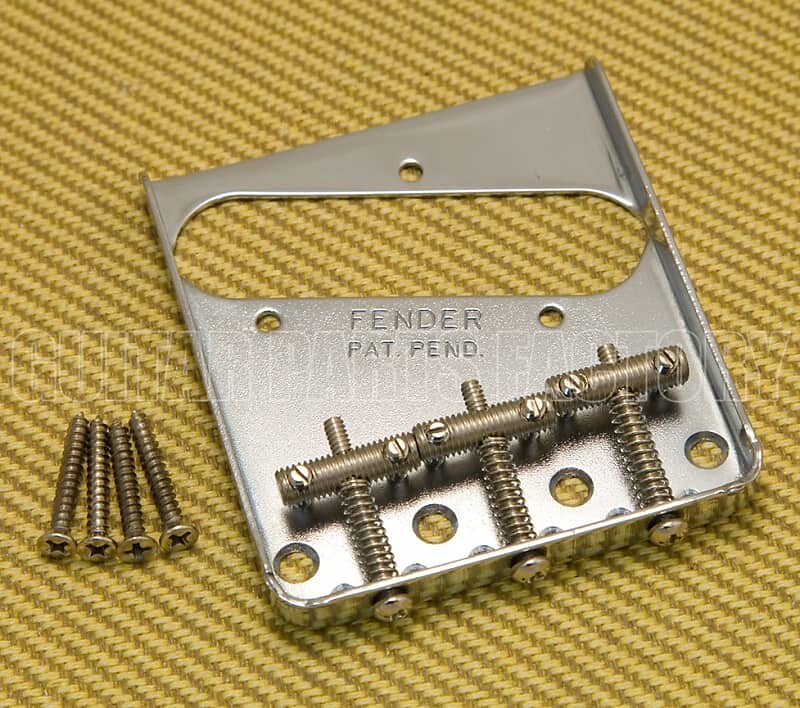 

005-6069-TSB Fender USA 62 Custom Bridge с резьбовыми седлами 005-6069-TSB Fender USA 62 Custom Bridge W/ Threaded Saddles