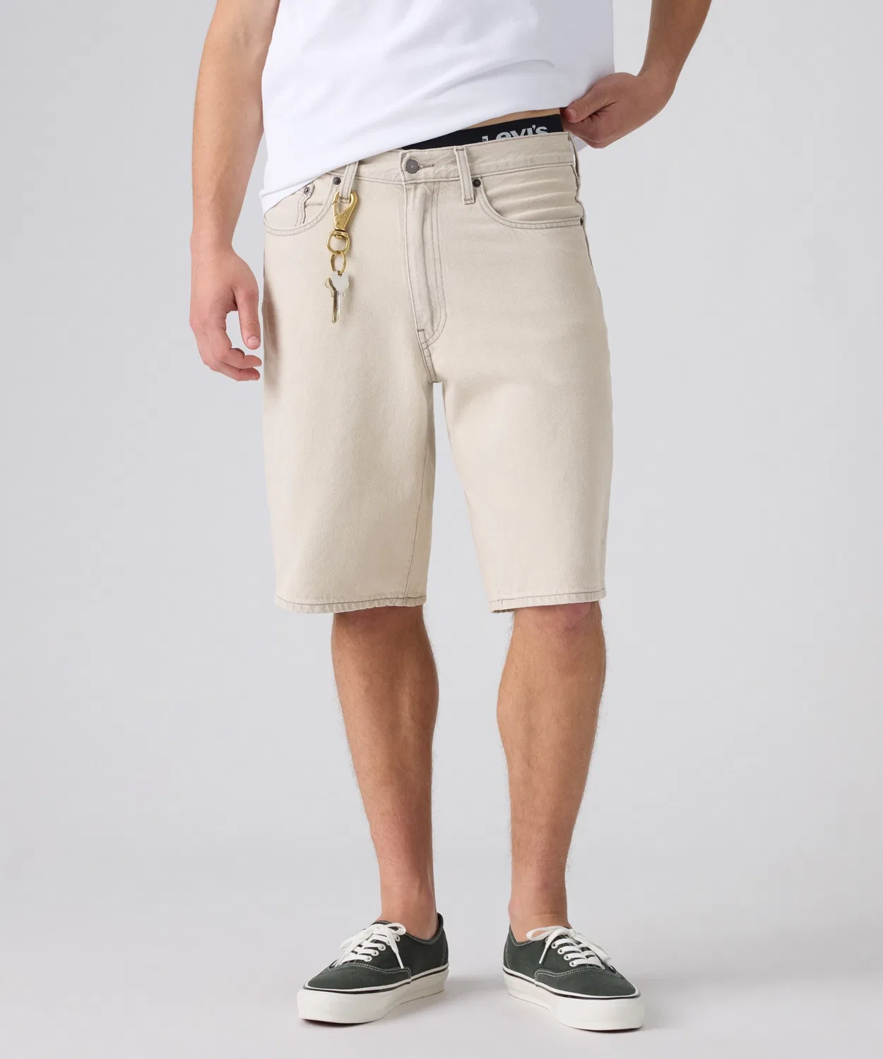 Мужские джинсовые шорты-бэгги 478 Levi's, Grey