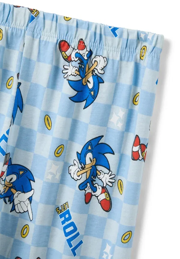 Пижама с принтом Sonic the Hedgehog, Ovs, Light Blue, светло-голубой — фото 4