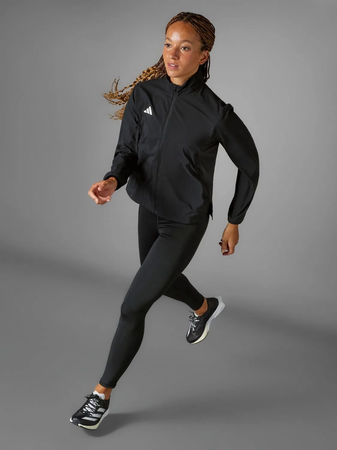 Куртка для бега Adizero Essentials adidas, черный — фото 4