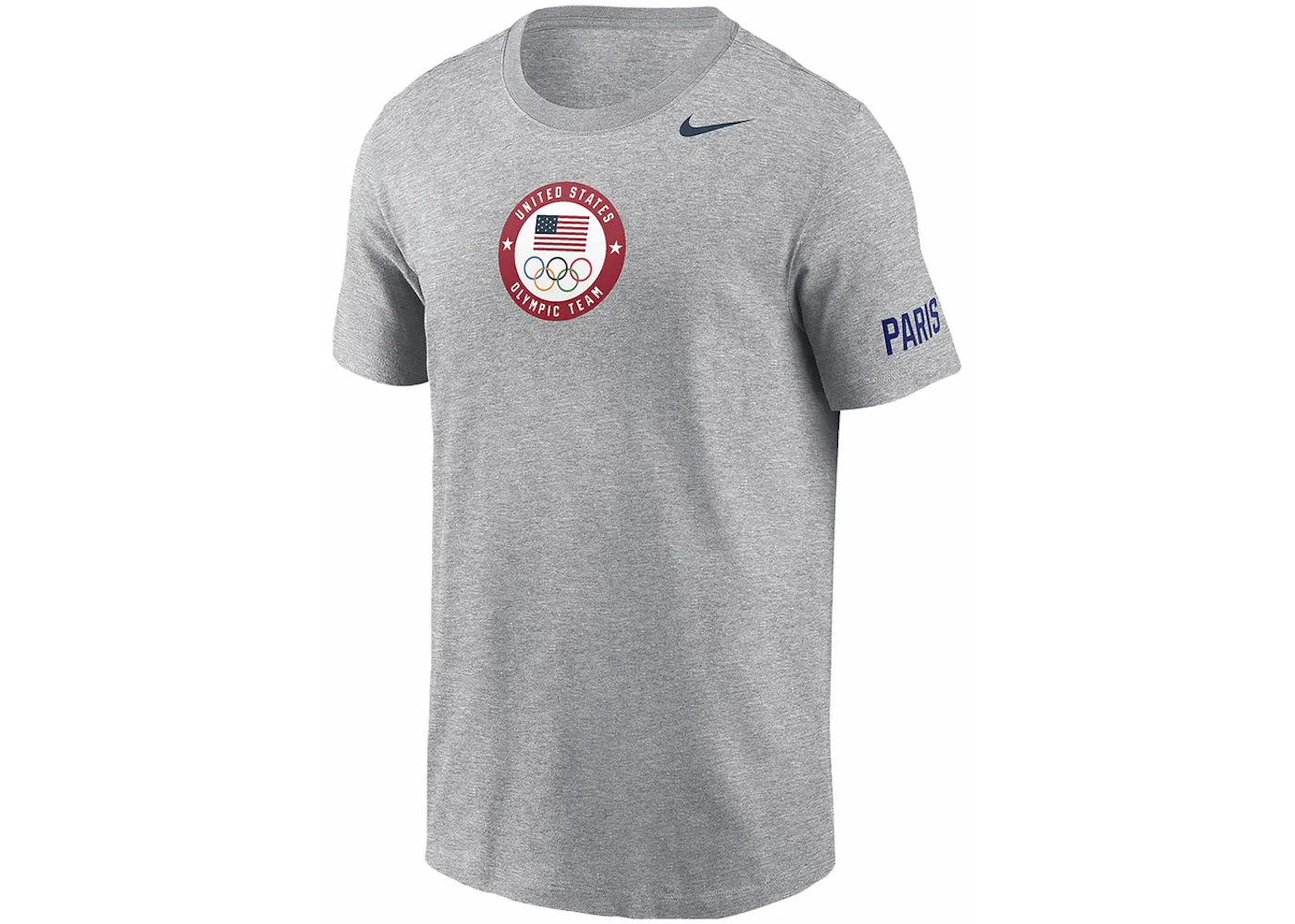 Мужская футболка с принтом Team USA Nike, цвет Dark Grey Heather