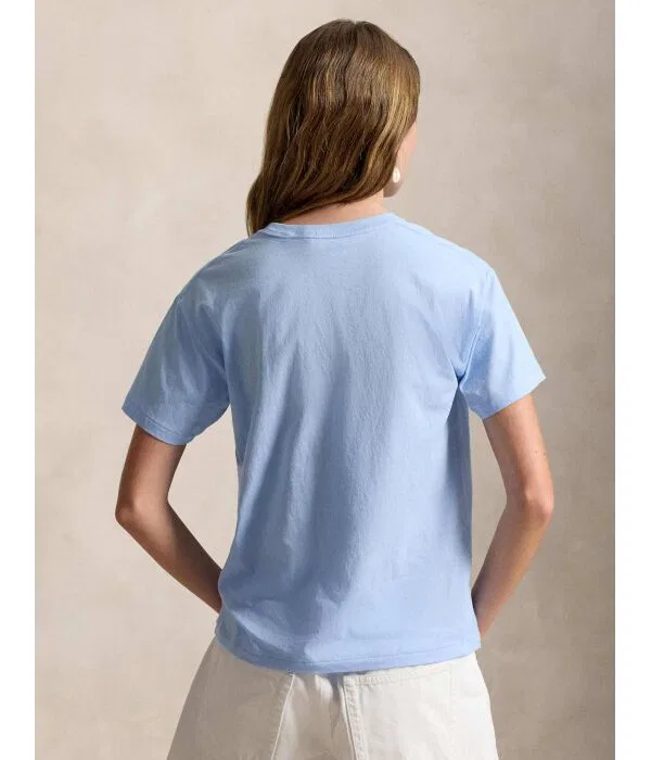 Женская футболка Regular Fit Polo Ralph Lauren, синий — фото 3