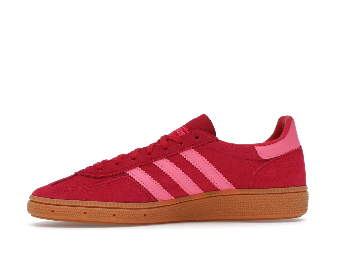 Детские кроссовки Lifestyle с замшевым верхом Adidas Handball Spezial, Ruby Red Lucid Pink Gum — фото 3