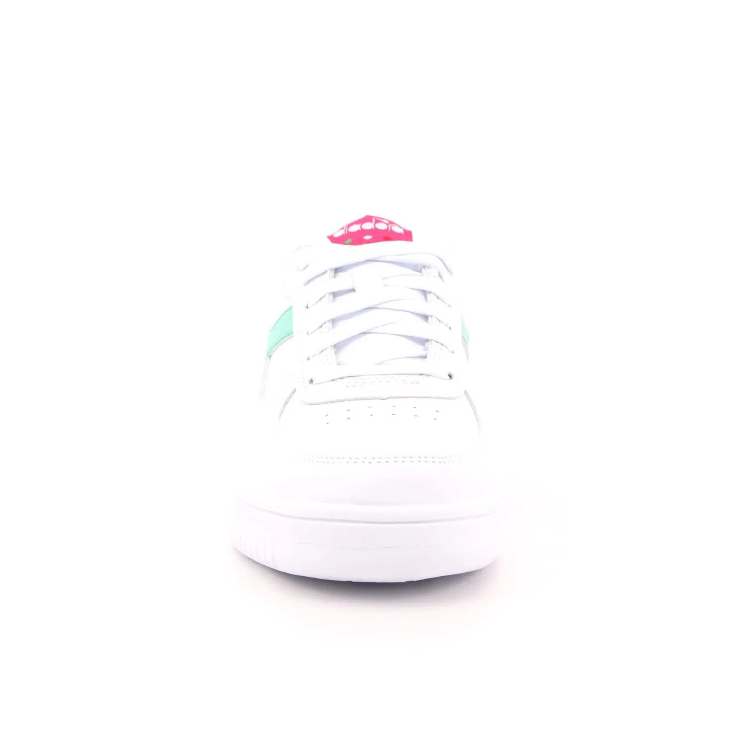Детские кроссовки для мальчиков с контрастным фризом Raptor Low GS Diadora, White — фото 2