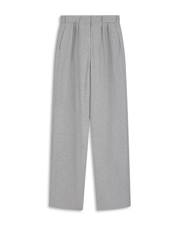 Женские брюки в клетку Emporio Armani, Checkered Grey — фото 4