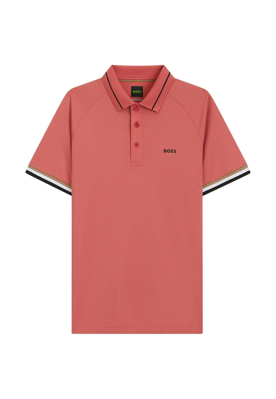 Спортивная футболка BOSS Performance Shirt 'Court' нежно-розового цвета