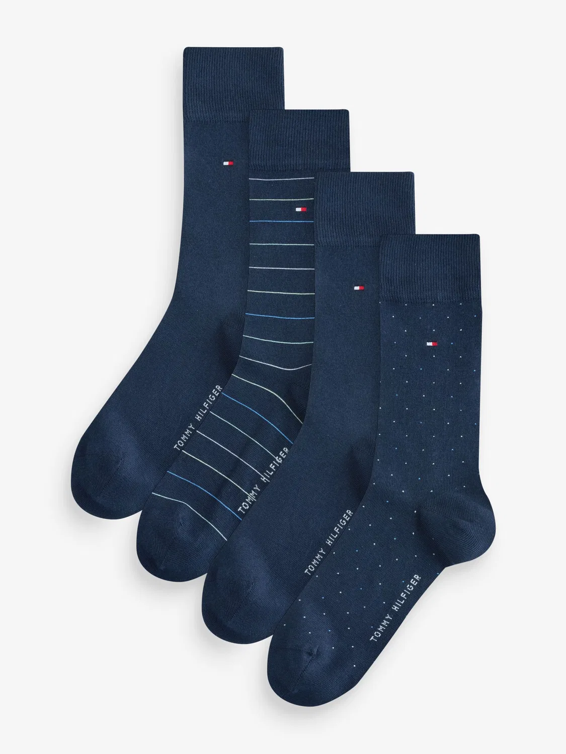 Носки 4 пары в подарочной коробке Tommy Hilfiger, синий
