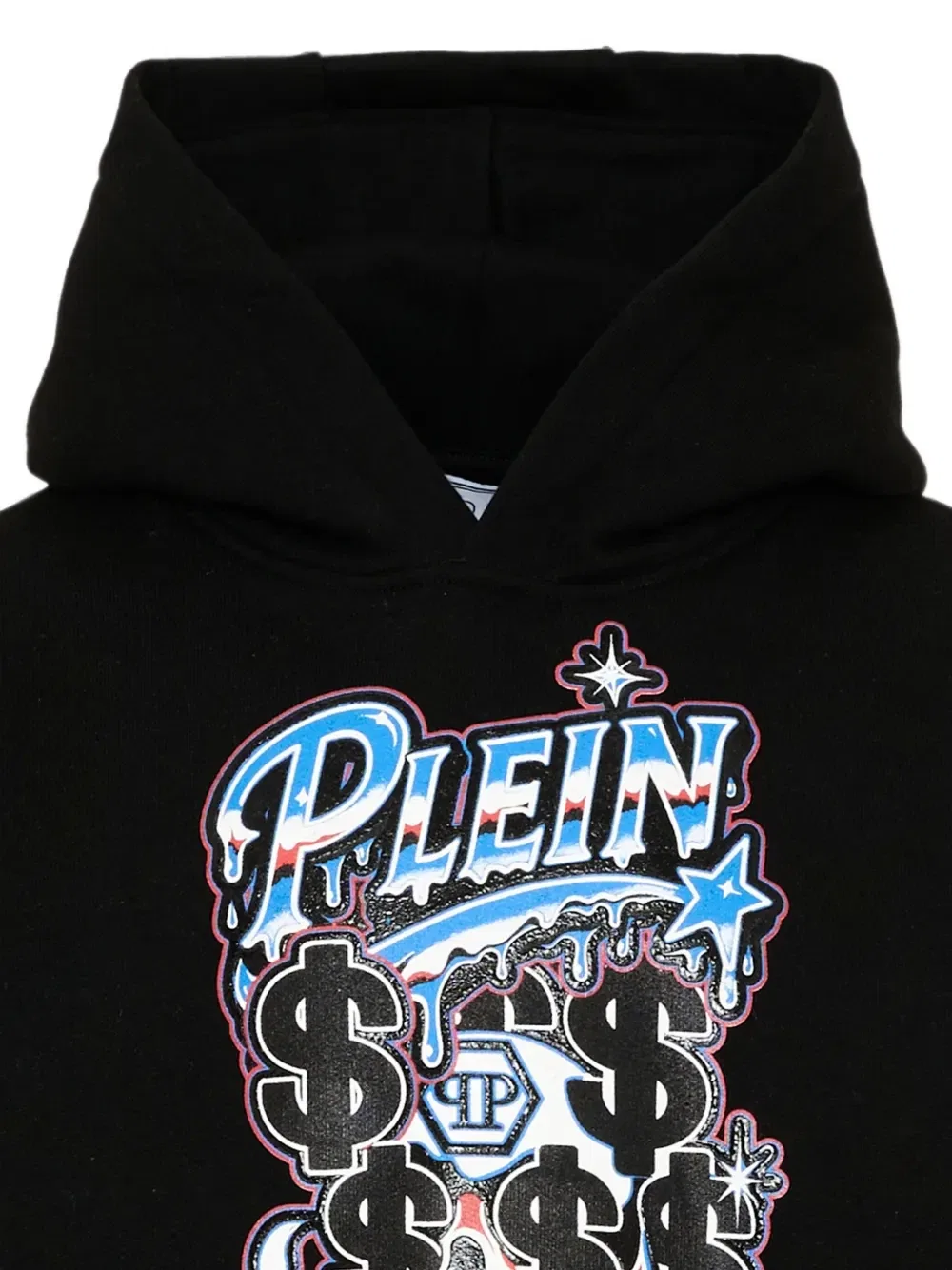 Худи с принтом черепа Philipp Plein Junior, черный — фото 3