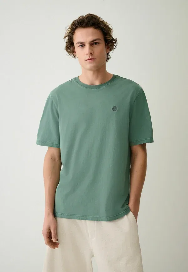 Футболка хлопковая Basic t-shirt Next, зеленый