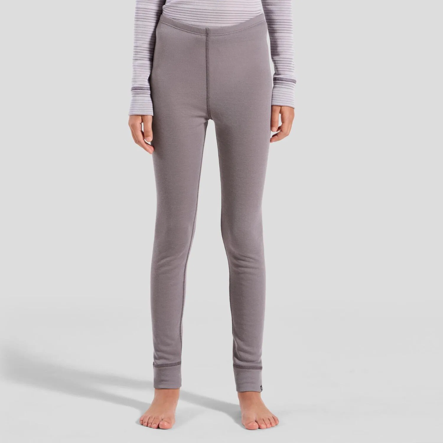 Детский термокостюм Active Warm Eco Set Long Odlo, Королевский Пурпурный / Светло-серый — фото 4