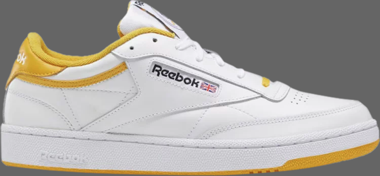 Кроссовки club c 85 'white fierce gold' Reebok, белый - фото