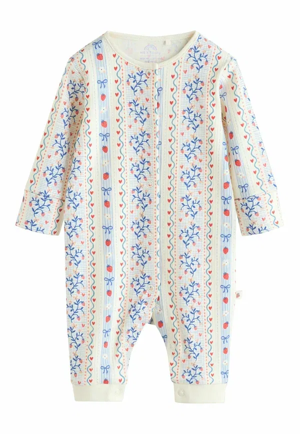Комплект пижамный из 3 предметов, хлопок, Regular fit - 3 pack - sleep suit, Next, синий — фото 2