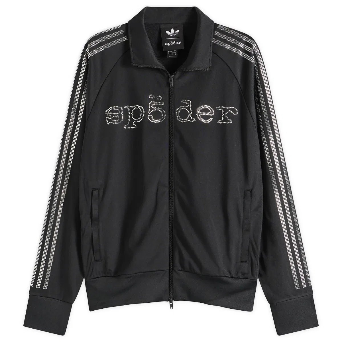 Ветровка с воротником-стойкой SP5DER track top Adidas, Black