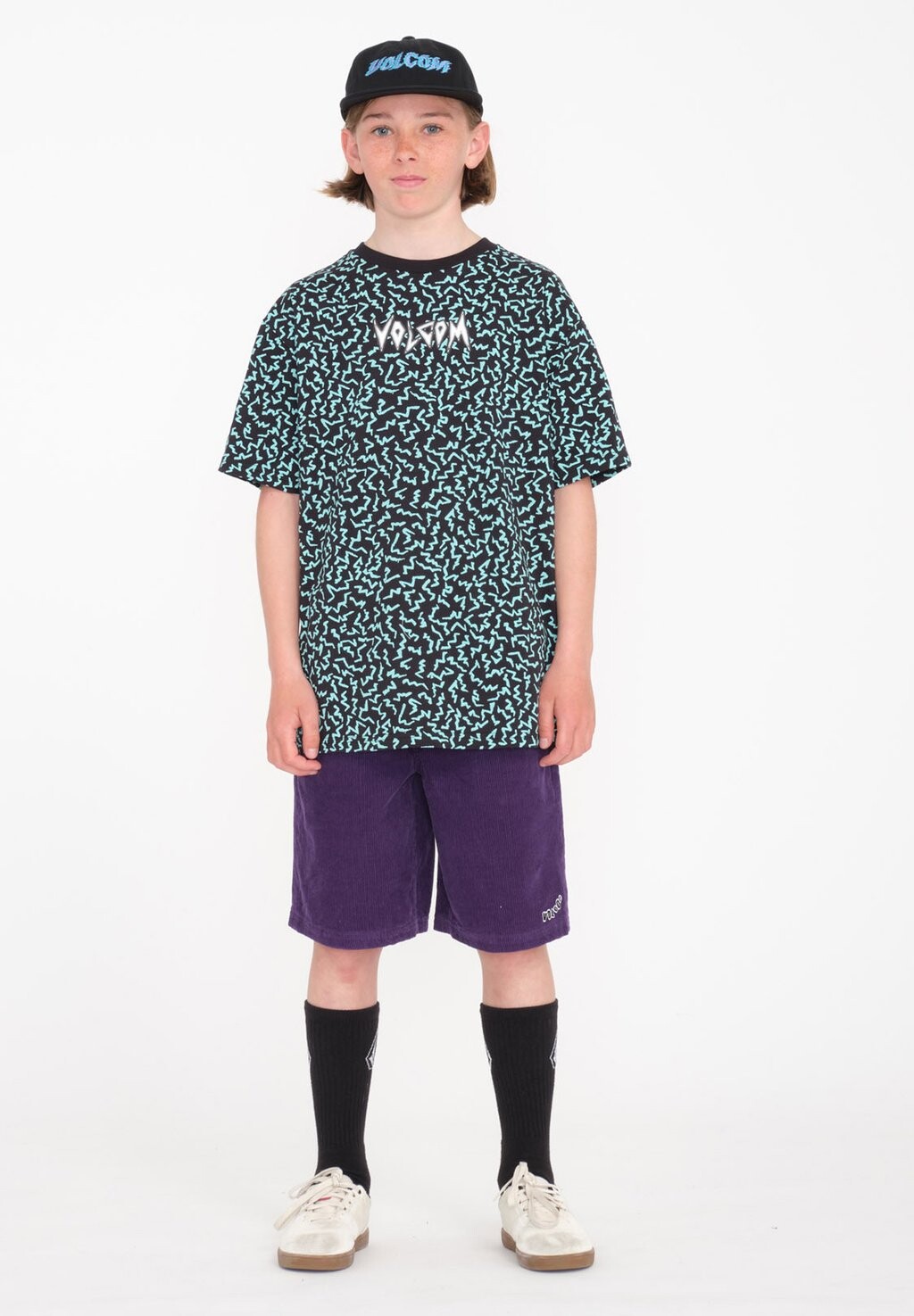 

Шорты Walk Outer Spaced Ew Volcom, насыщенно-фиолетовые