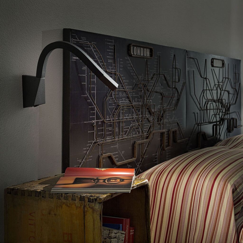 

Linea Light Snake Appl LED 2W Quad C-Int Nero, черный
