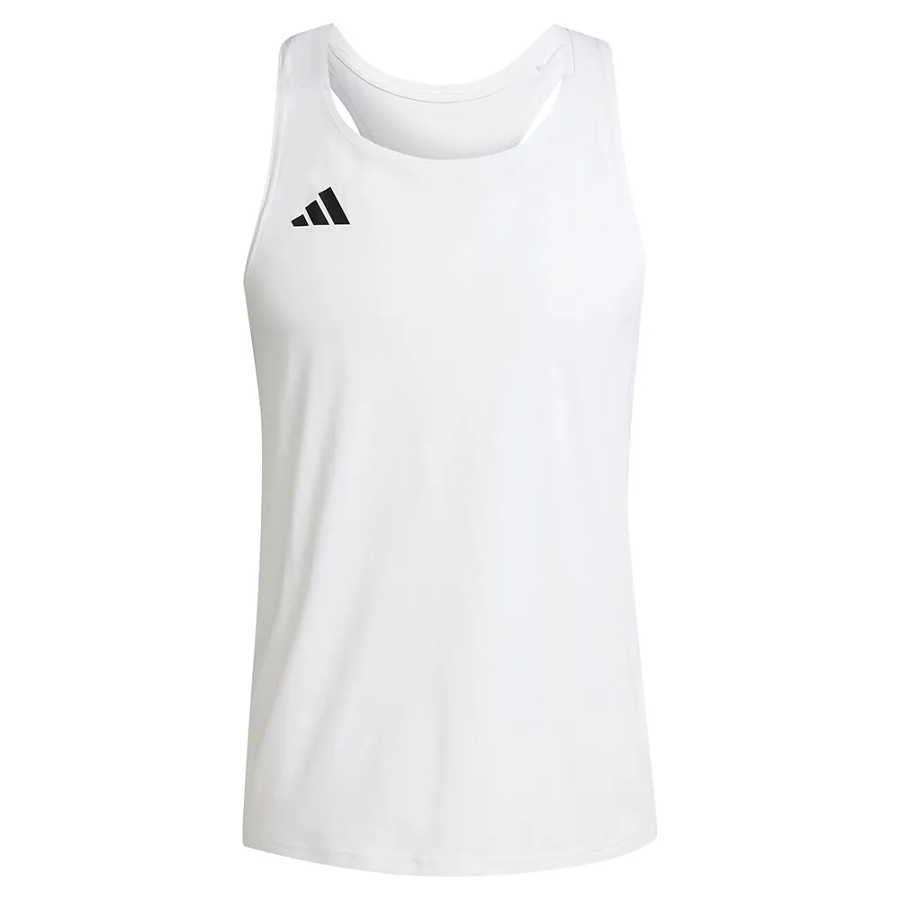 Футболка без рукавов спортивная adidas Adizero Essentials, белый — фото 3
