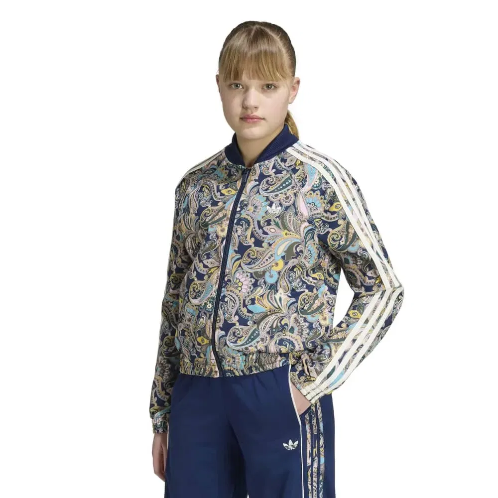 Худи свободного кроя с принтом пейсли Adidas Originals, мультиколор