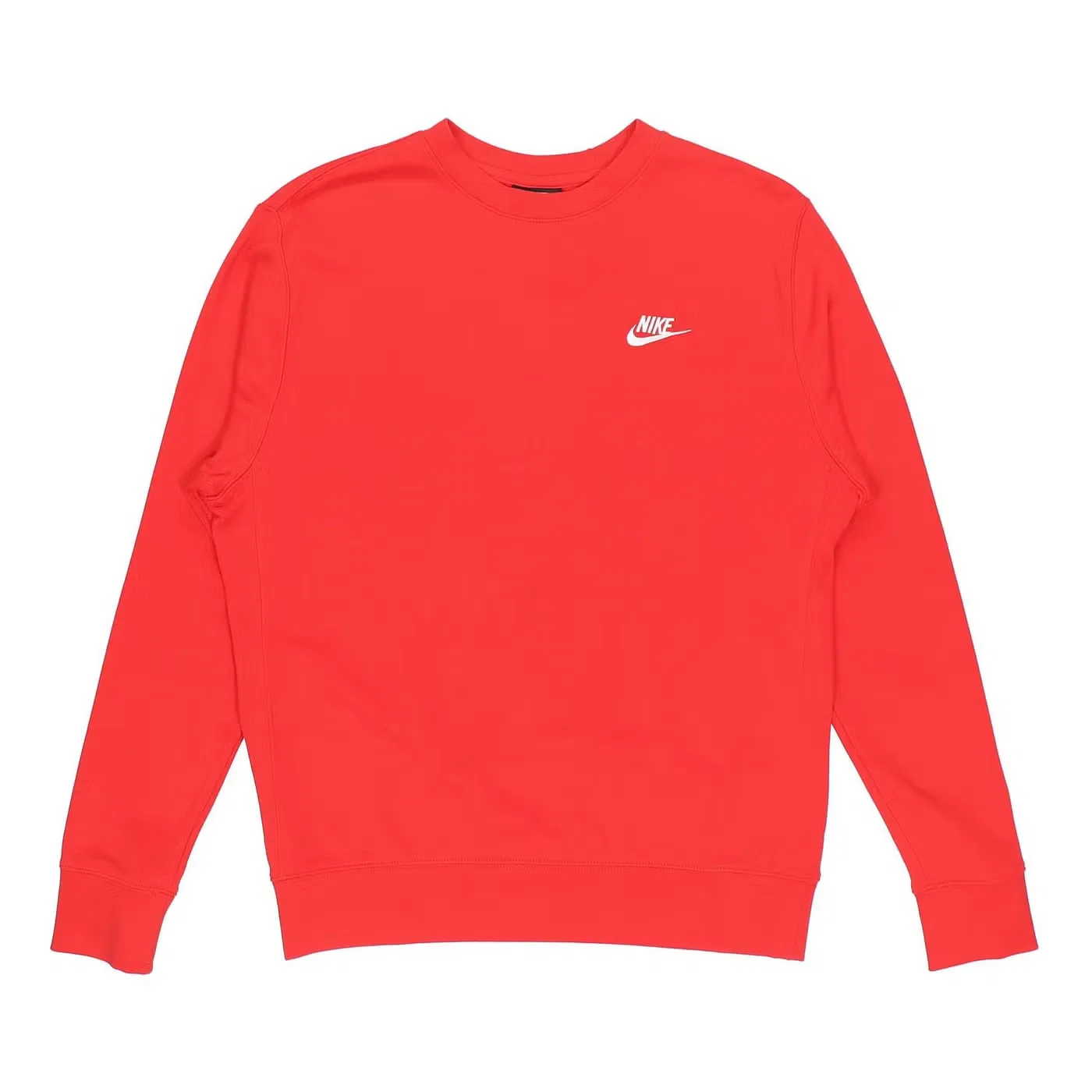 Свитшот из футера с длинным рукавом Nike, красный