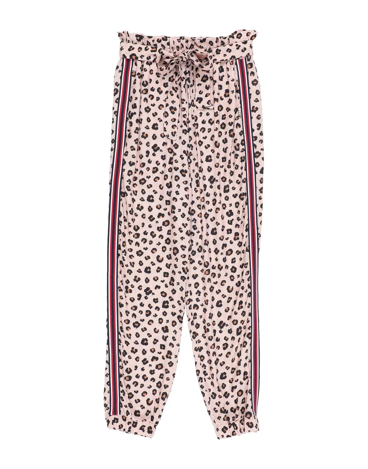 Подростковые брюки для девочек с принтом Leopard Print Liu Jo, светло-коричневый