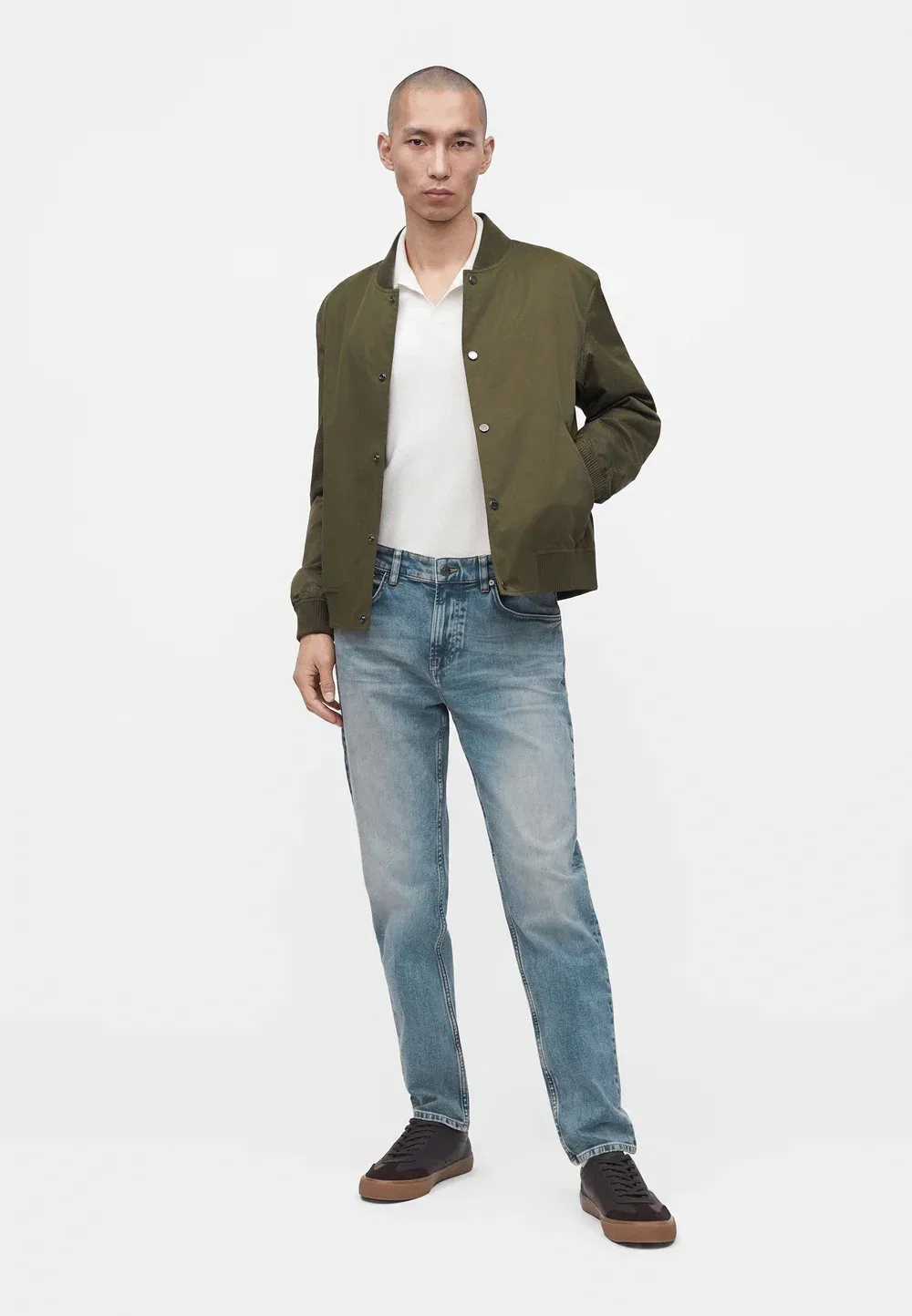 Джинсы зауженного кроя Boss, Light-Blue Denim — фото 2