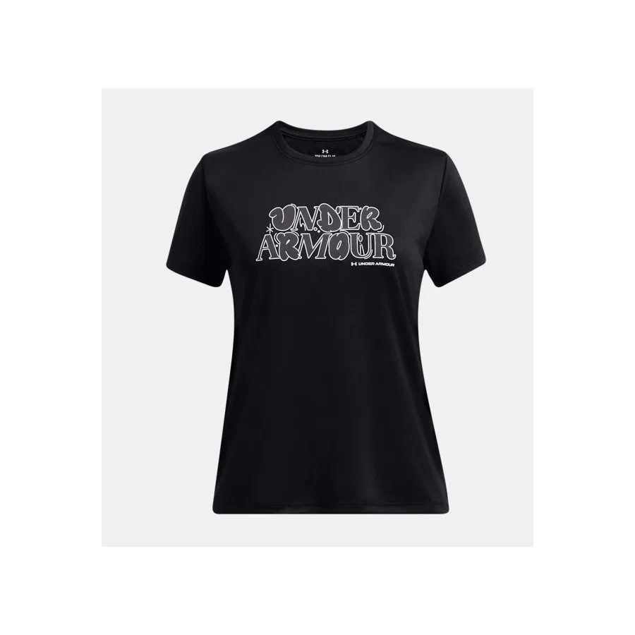 Детская футболка с принтом UA Tech Wordmark Under Armour, Черный