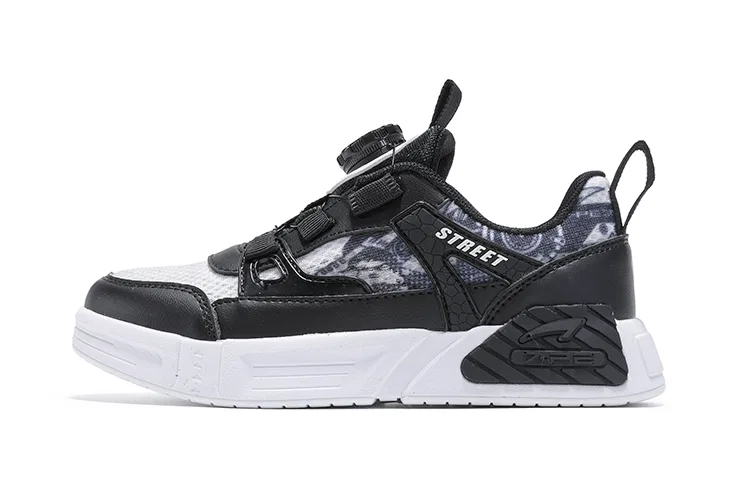 Кроссовки для скейтбординга детские 7-PE, Black/White