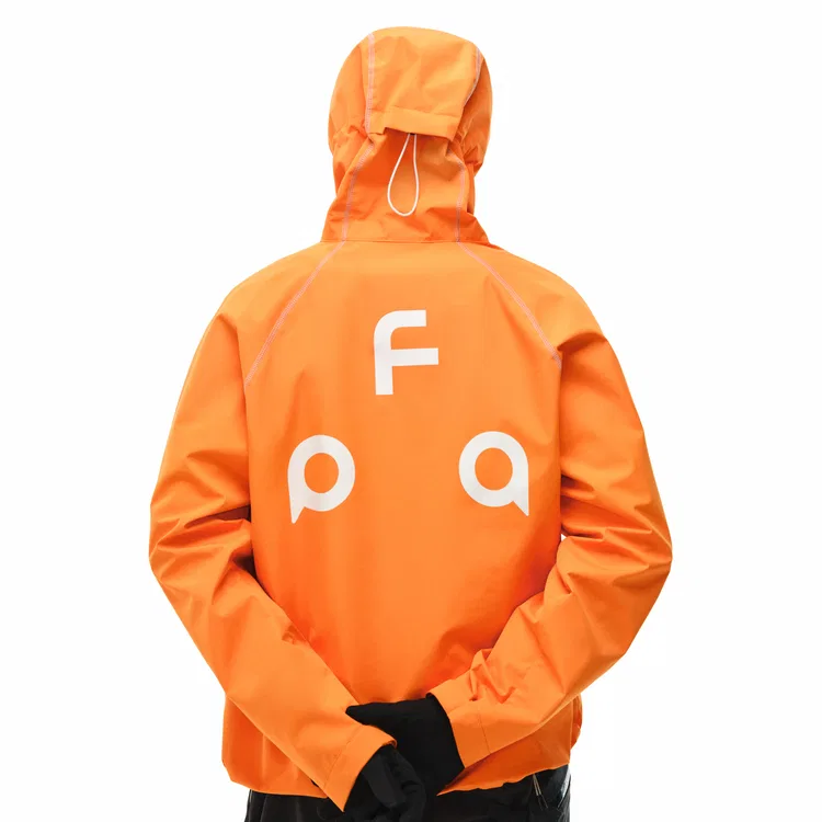 Детский софтшелл-дождевик с капюшоном FPA, Orange