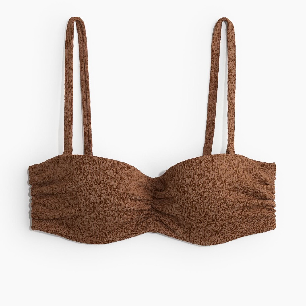 

Лиф бикини H&M Padded Balconette Bikini, коричневый