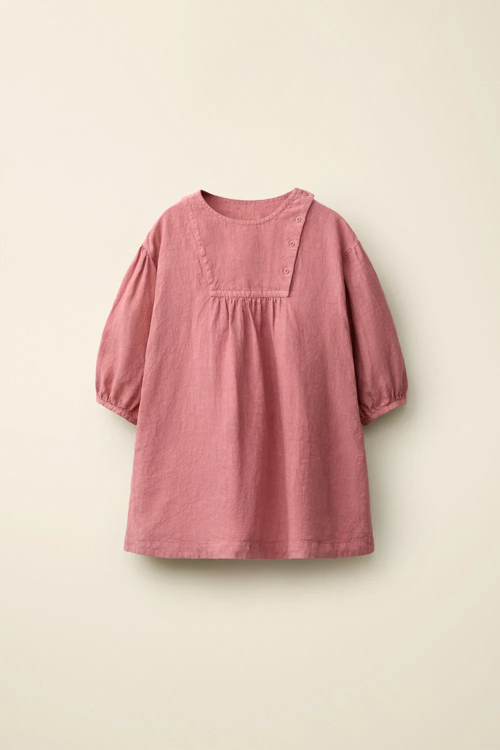 Платье из 100% льна, созданное в сотрудничестве Caramel London и Zara, Terracotta
