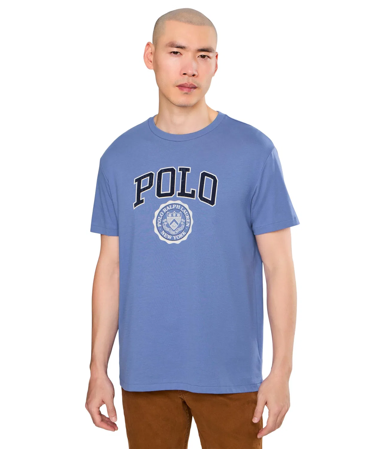 Классическая футболка с логотипом Polo Ralph Lauren, Bastille Blue
