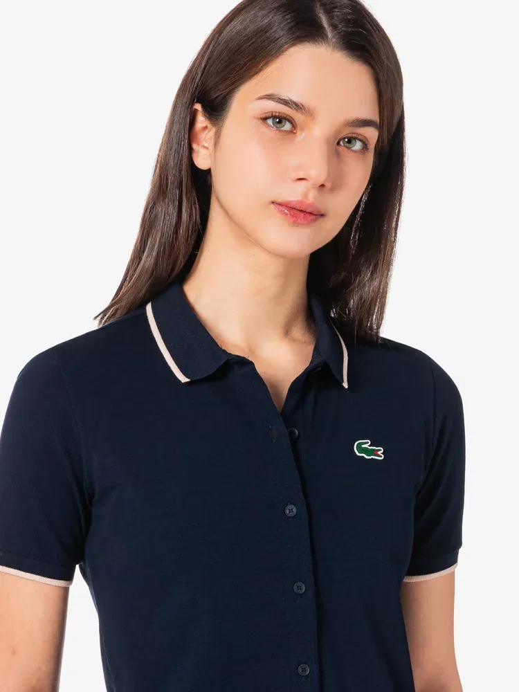 Футболка поло LACOSTE Navy — фото 2