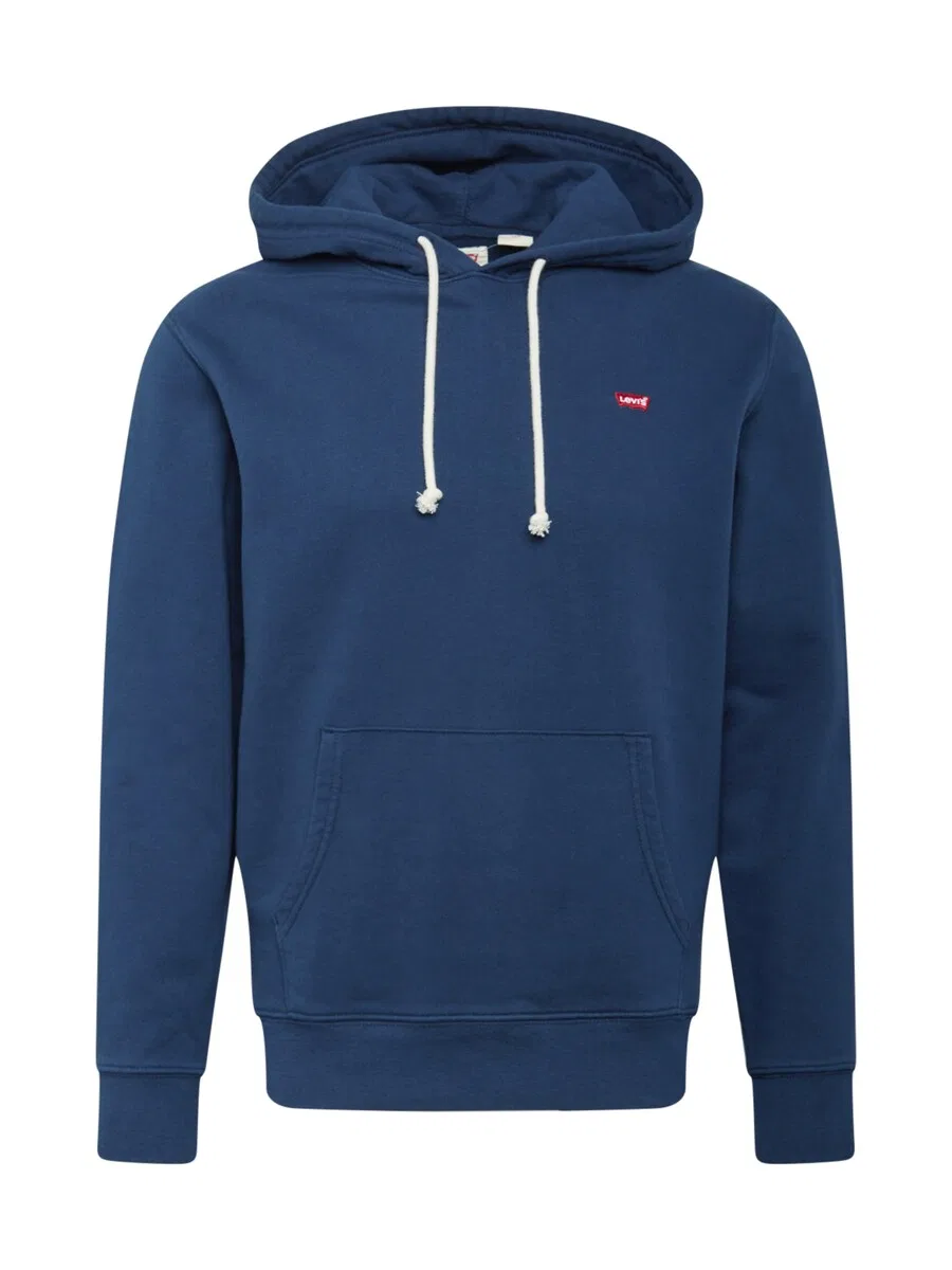 Толстовка LEVI'S Regular fit 'Original Housemark Hoodie' темно-синего цвета