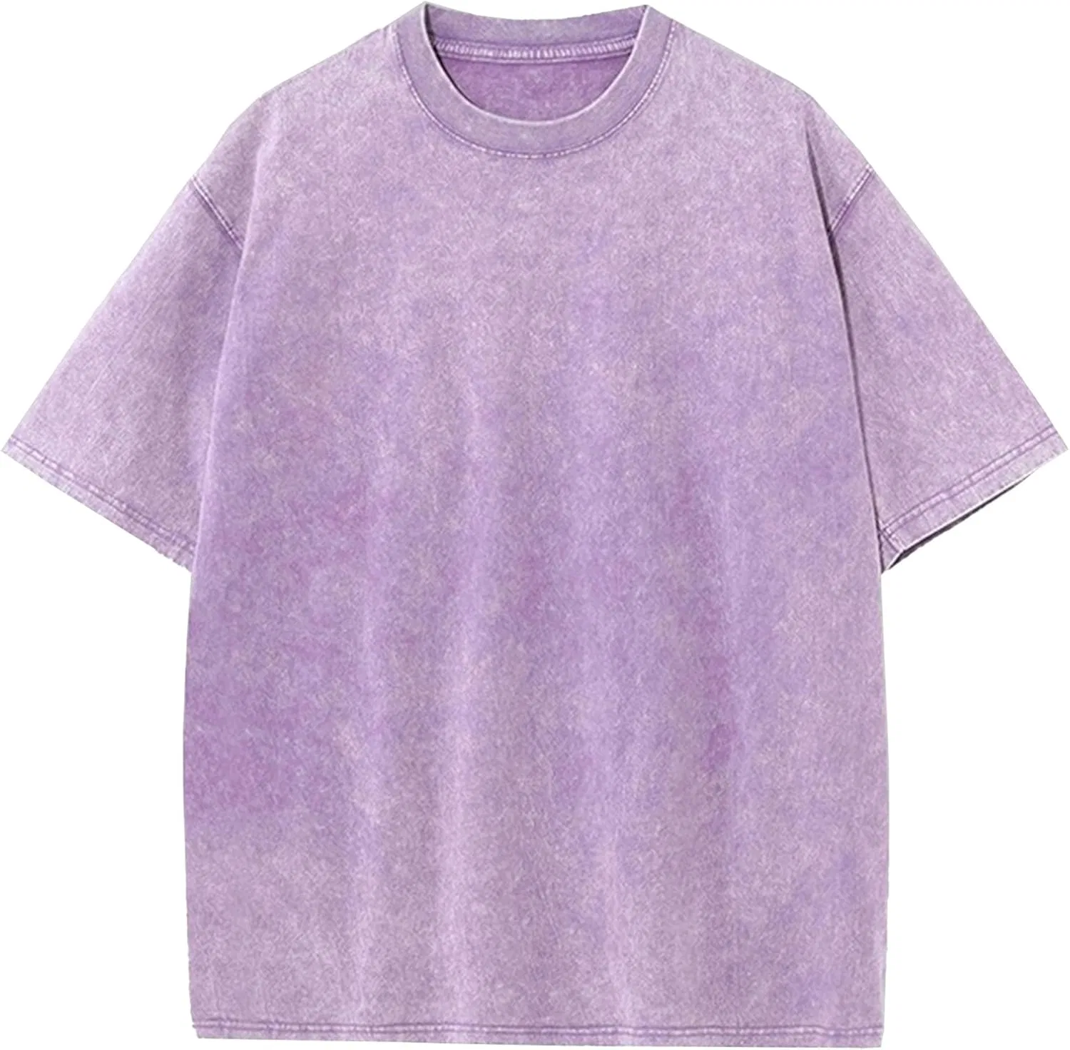 Мужская свободная футболка оверсайз Heavy Cotton Vintage Tee, Purple