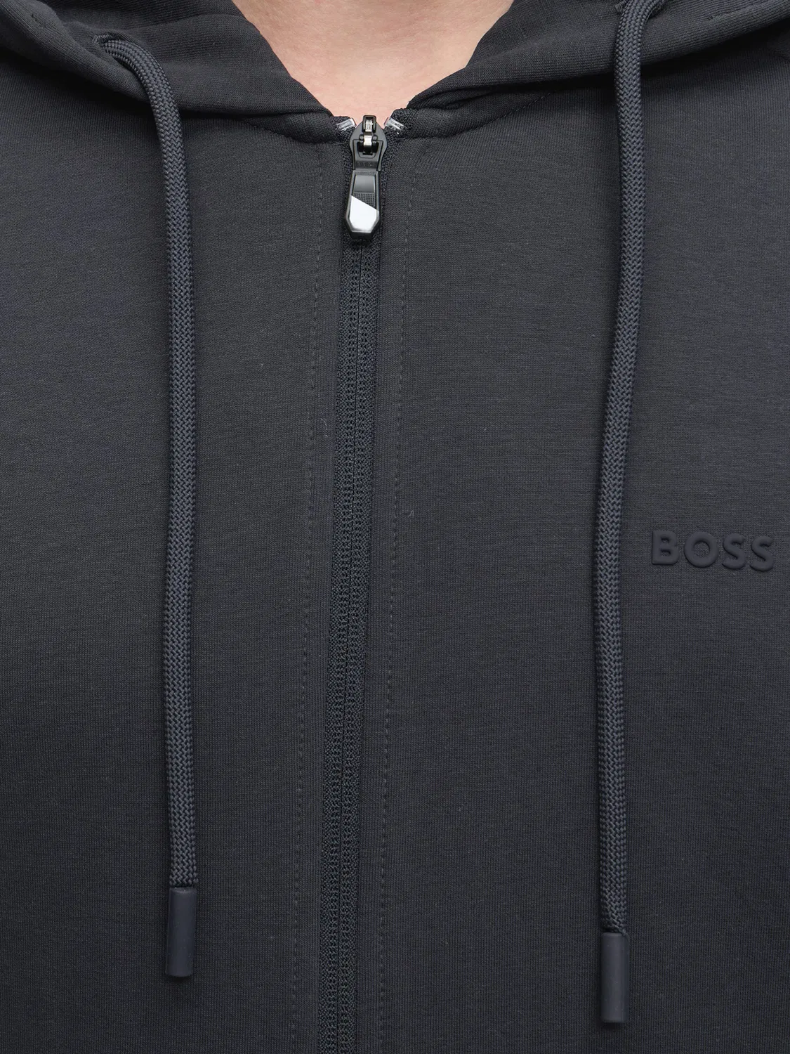 Толстовка на молнии Boss Saggy в цвете Night Blue — фото 2