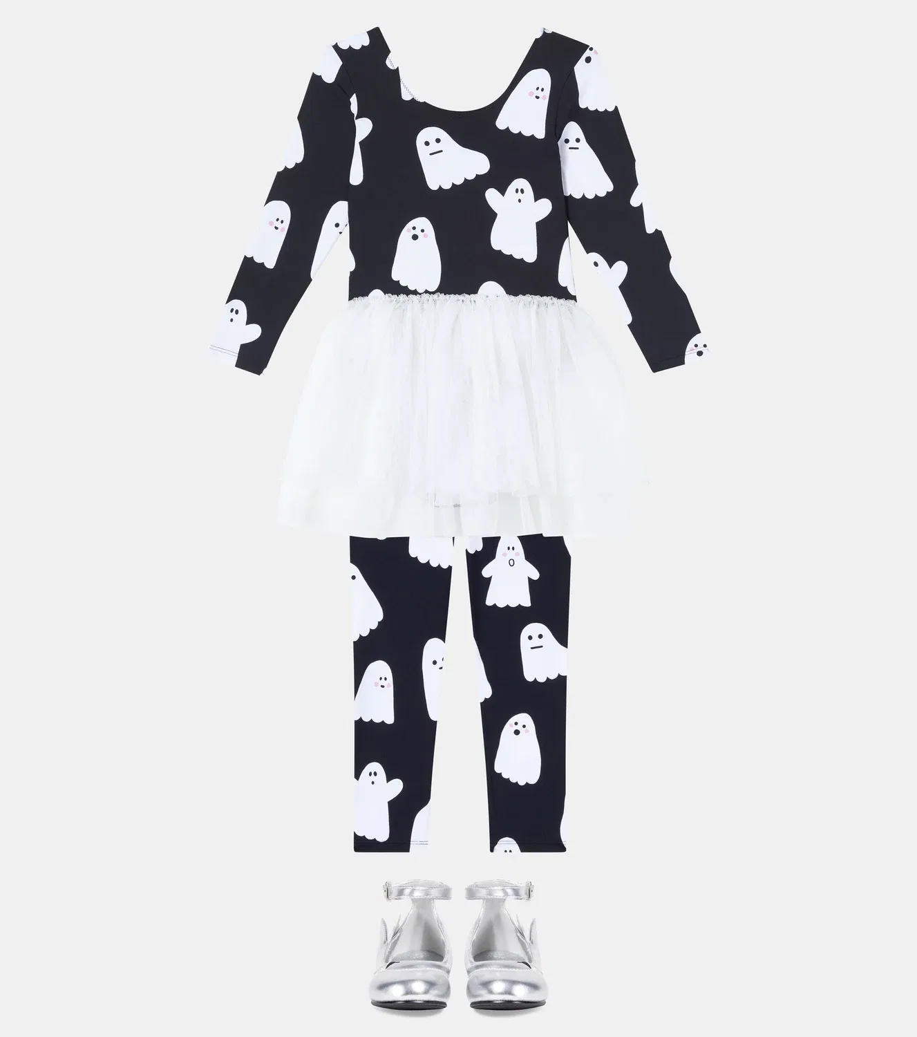 Леггинсы с принтом Stella Mccartney Kids, черный — фото 2