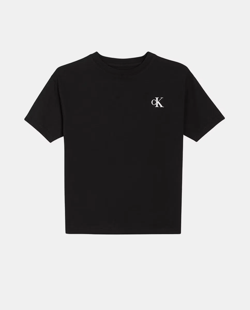 Детская футболка, Fit Relaxed, Calvin Klein, черный