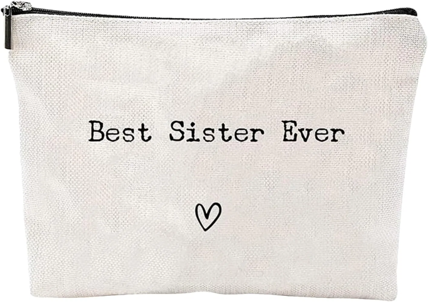 Косметичка дорожная с принтом, Generisch, 25x18x1.6 см, Best Sister of All Time