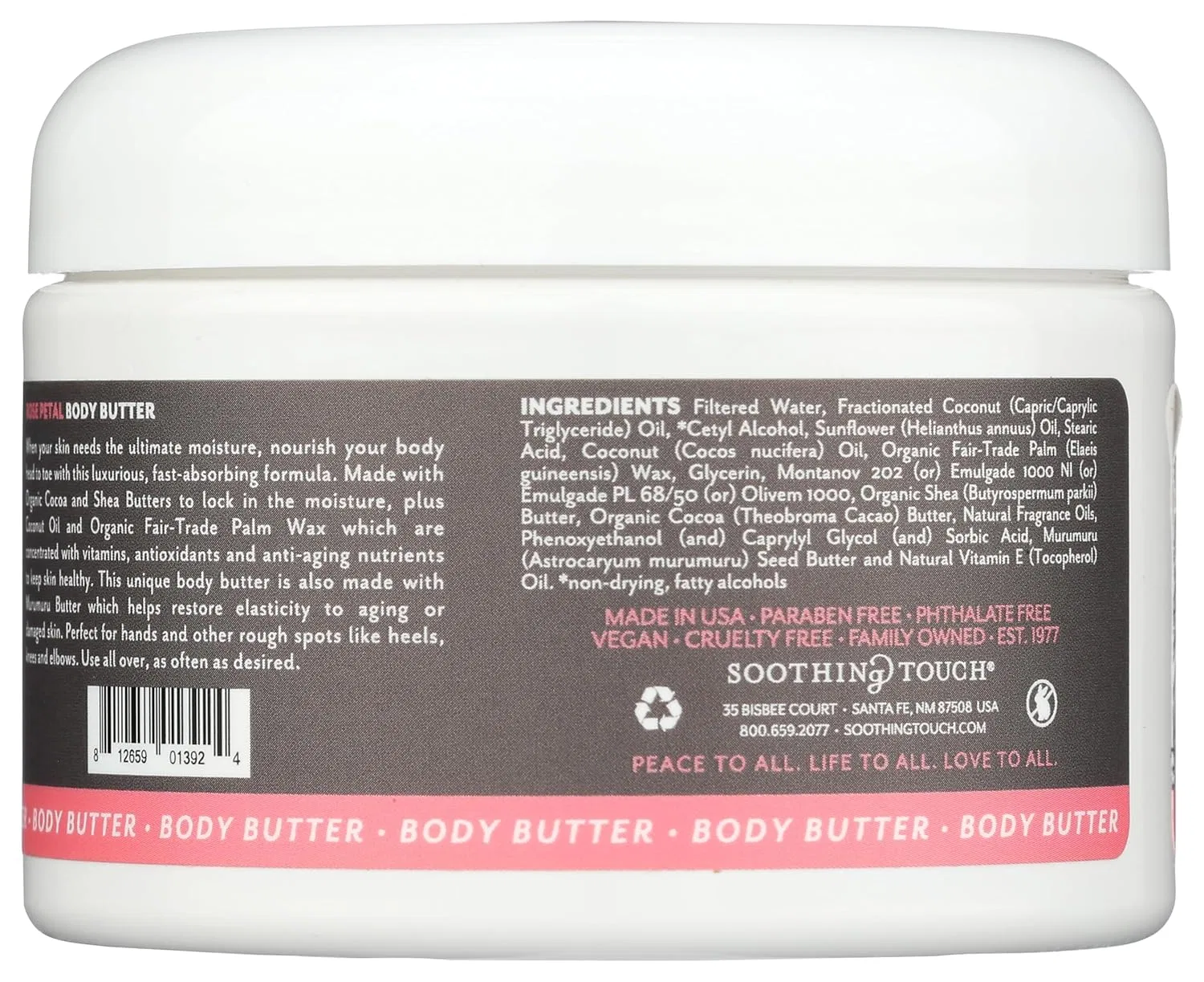 Боди-баттер Ayurveda Rose Flower Soothing Touch, 400 мл — фото 2