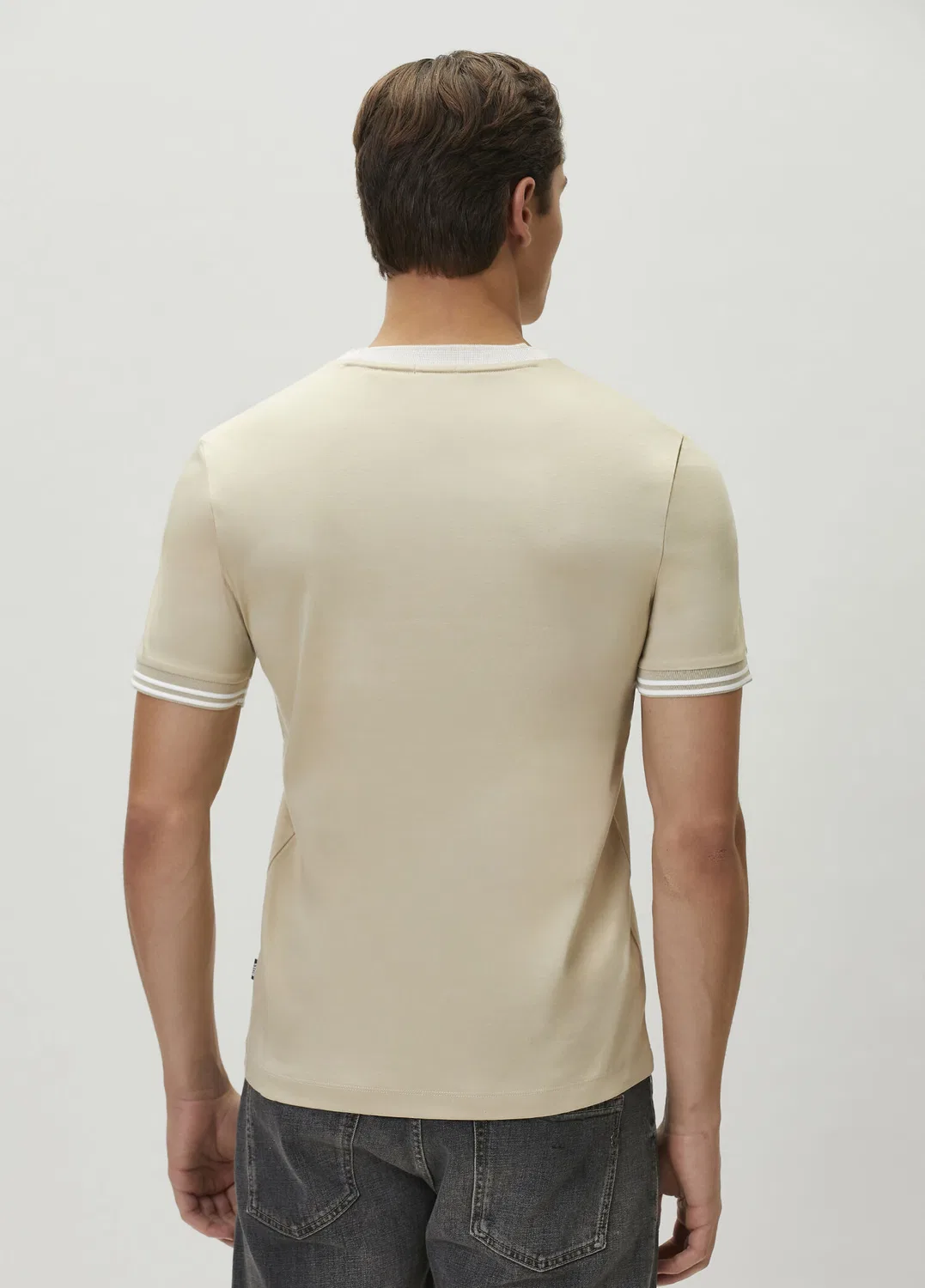 Футболка Slim Fit Boss, Bej — фото 4