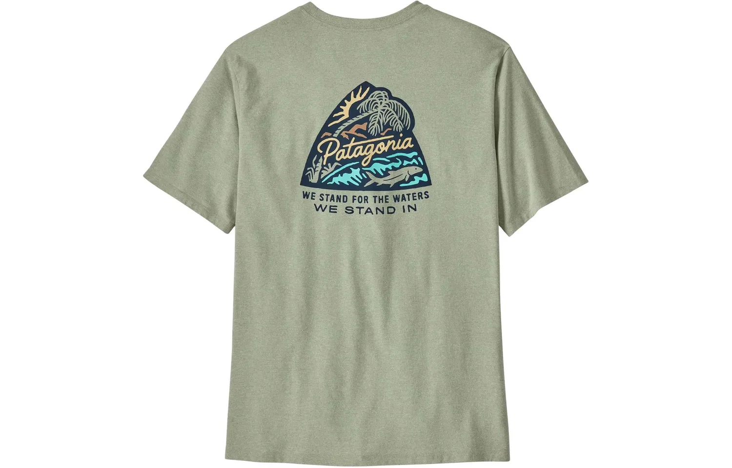 Мужская футболка без рукавов Patagonia, Sage Green/SLVG