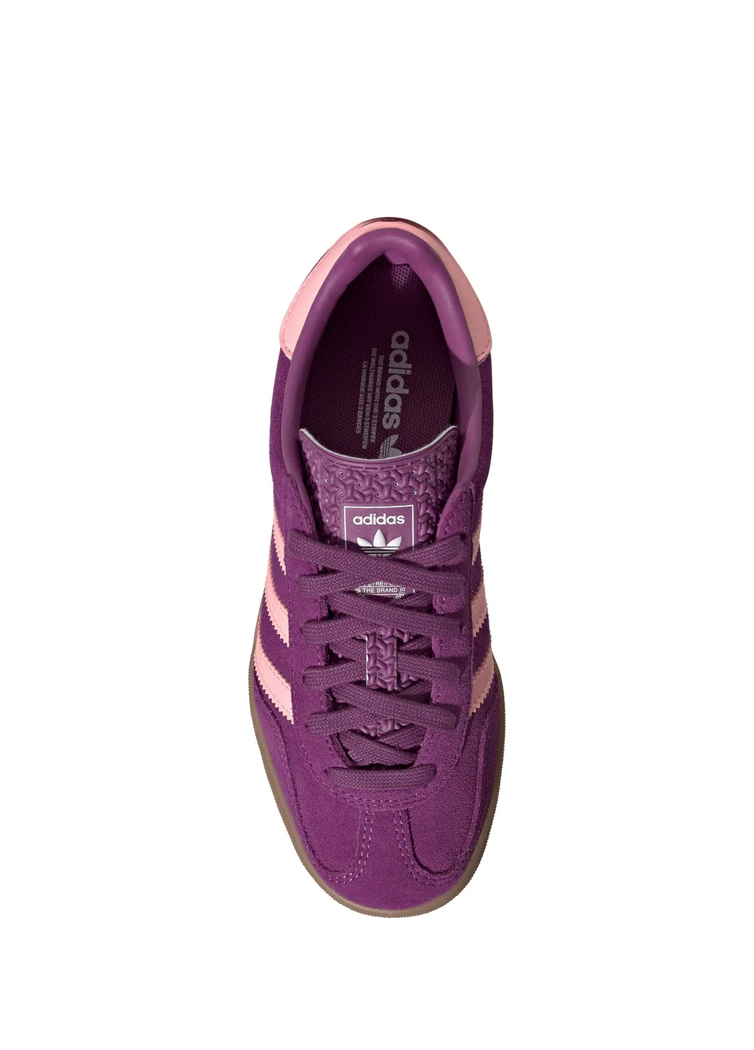 Кроссовки Adidas Gazelle Indoor, фиолетовый — фото 3