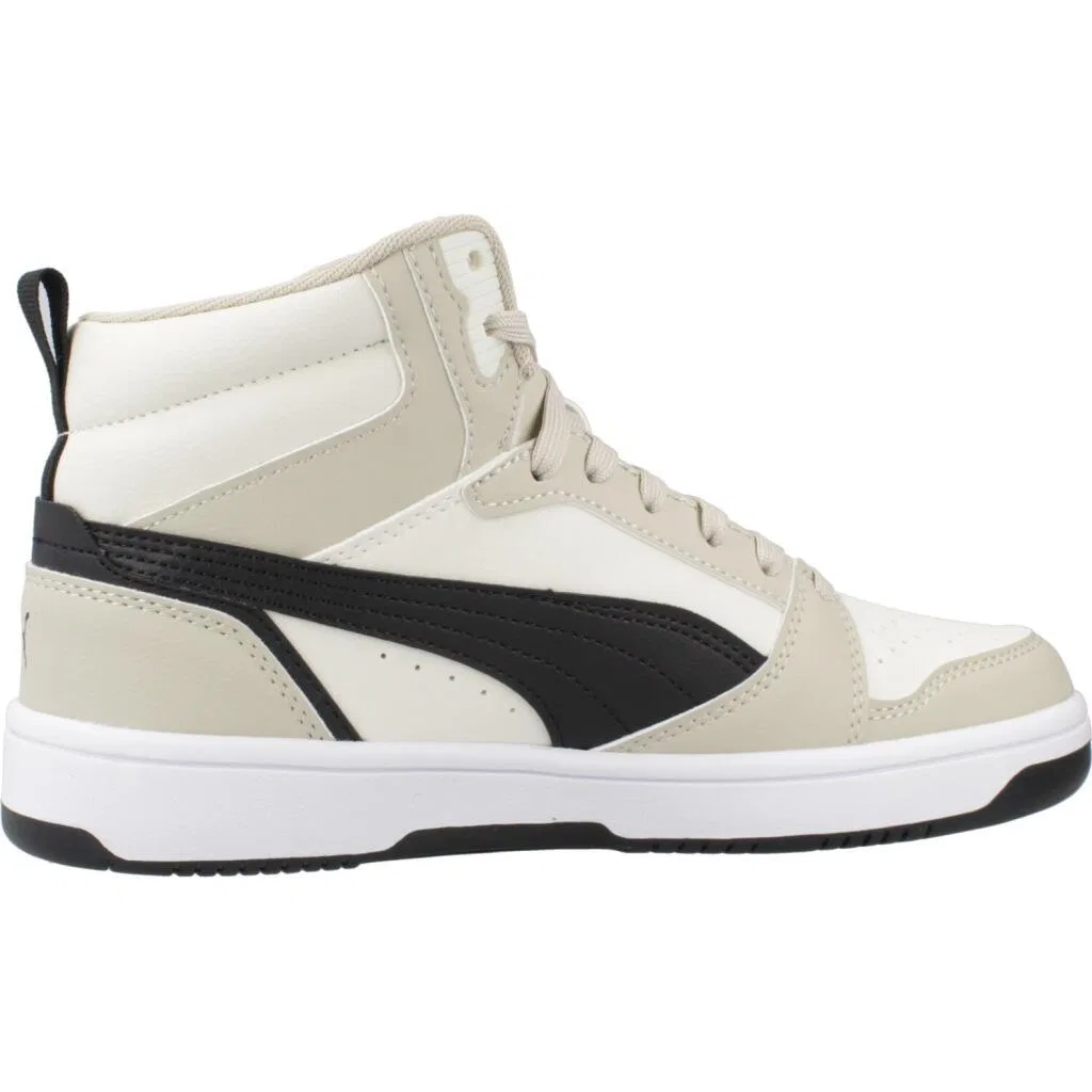 Детские кроссовки Rebound V6 Mid Jr Puma, Beige — фото 4