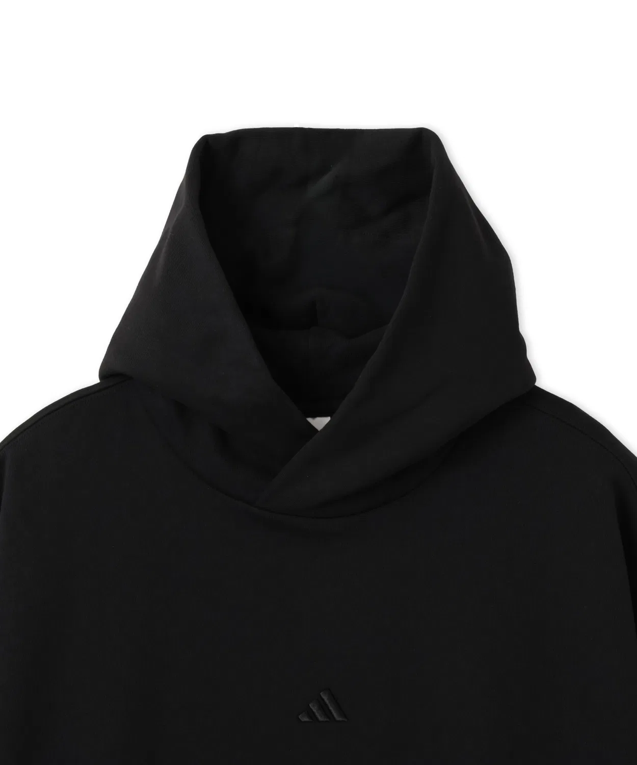 Мужское худи с длинным рукавомAdidas Basketball Fleece Hoodie, Black — фото 3