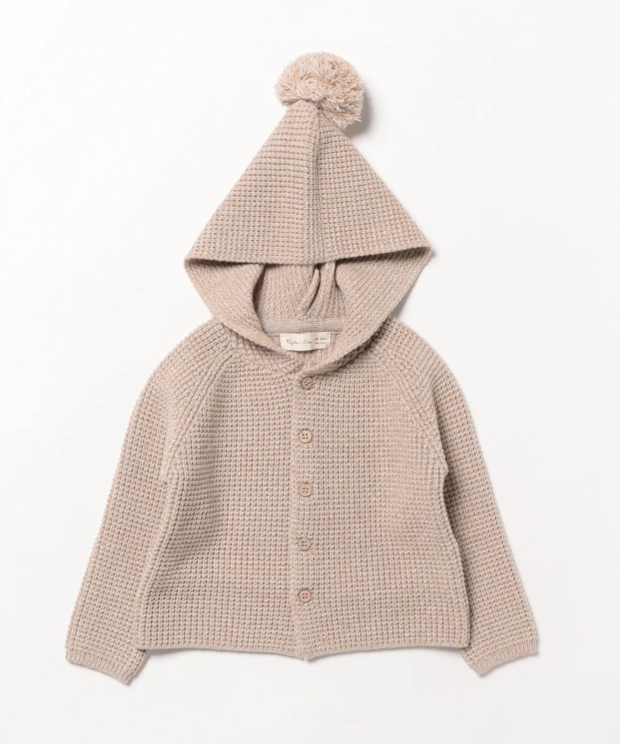 Детский кардиган с капюшоном и кисточками TASSEL CARDIGAN Rylee + Cru, Зеленый